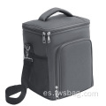 Bolsa de enfriador de almuerzo aislante grande para hombres lunes para hombres, bolsa de refrigerador a prueba de fugas de doble capa plegable plegable